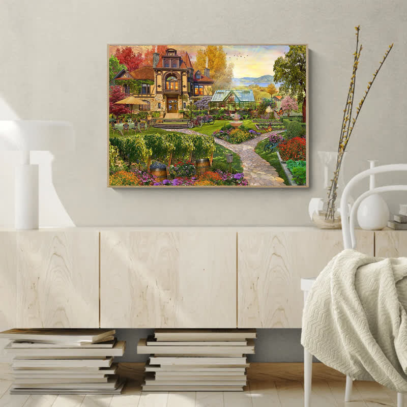 Rubbyoo Vineyard Retreat - Wooden Jigsaw Puzzle - image 7