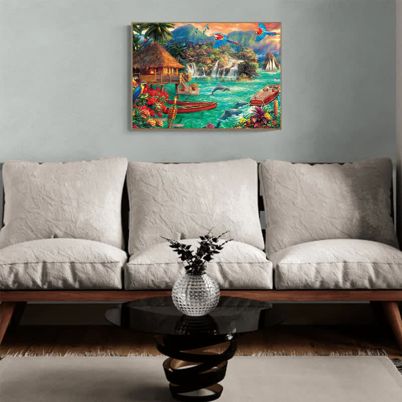 Rubbyoo Island Life  - Wooden Jigsaw Puzzle - image 4