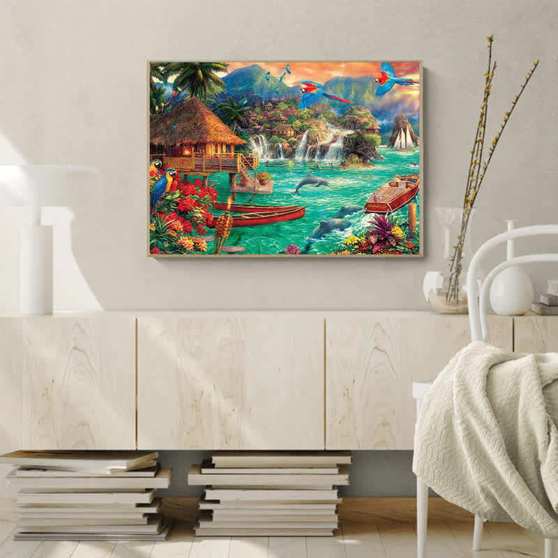 Rubbyoo Island Life  - Wooden Jigsaw Puzzle - image 2