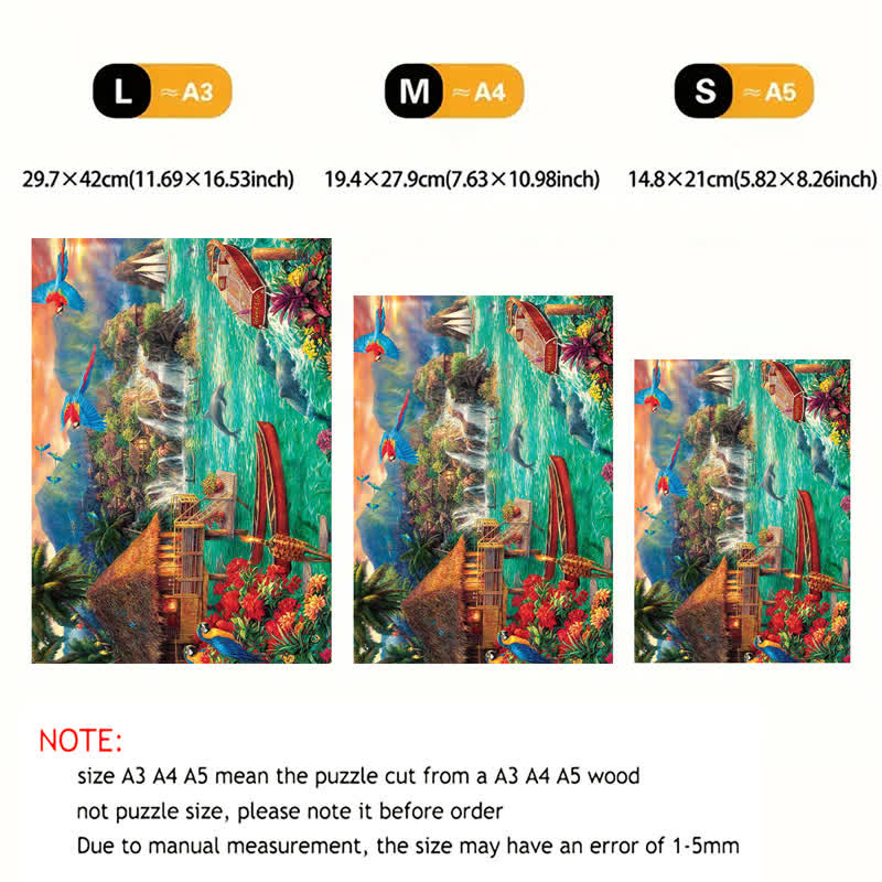 Rubbyoo Island Life  - Wooden Jigsaw Puzzle - image 7