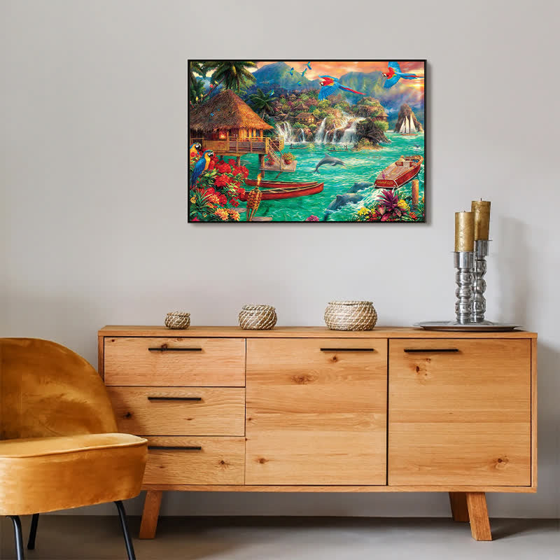 Rubbyoo Island Life  - Wooden Jigsaw Puzzle - image 6