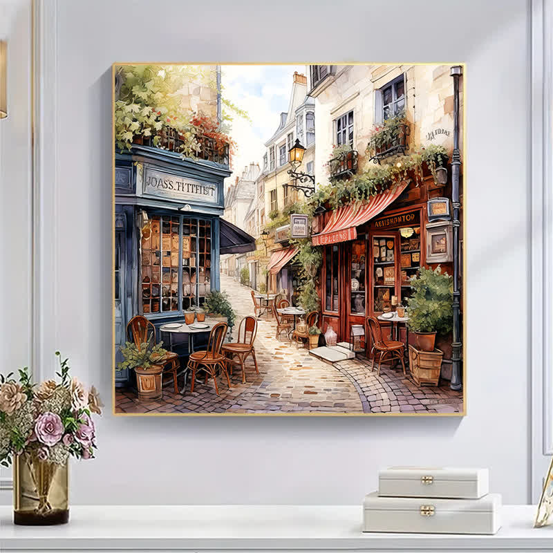 Rubbyoo Cafe in Narrow Alley - Wooden Jigsaw Puzzle - image 6
