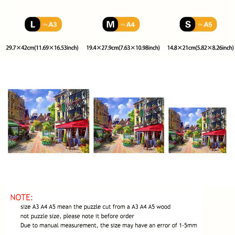 Rubbyoo Cafe in Paris - Wooden Jigsaw Puzzle - image 3