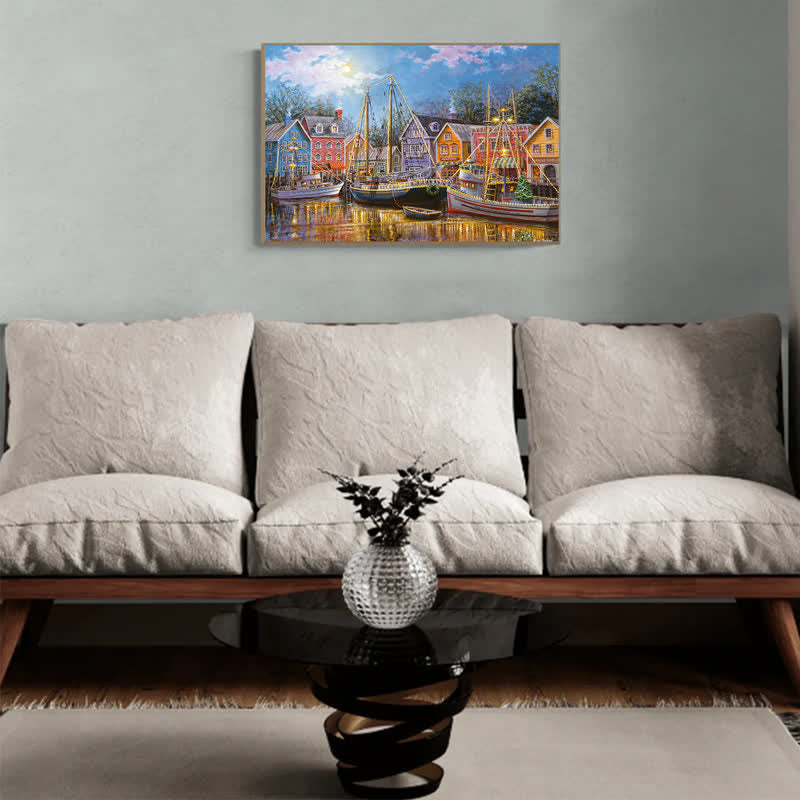 Rubbyoo Ships Aglow - Wooden Jigsaw Puzzle - image 2