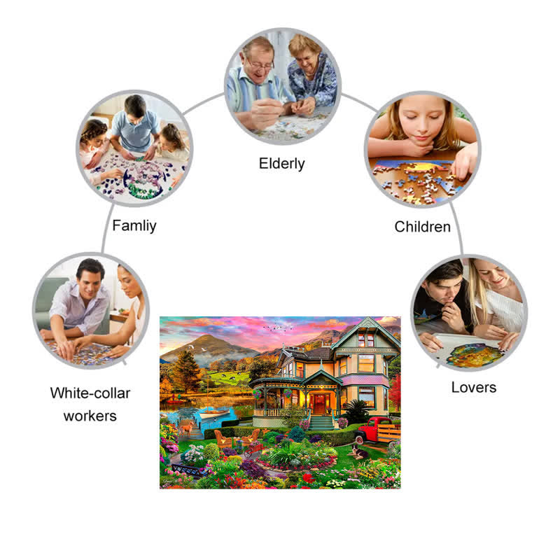 Rubbyoo Weekend Retreat - Wooden Jigsaw Puzzle - image 2