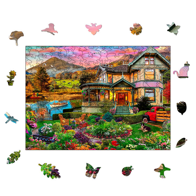 Rubbyoo Weekend Retreat - Wooden Jigsaw Puzzle - image 1