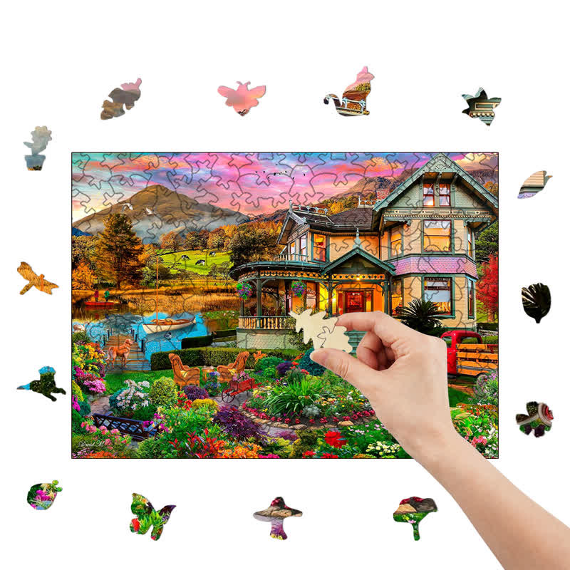 Rubbyoo Weekend Retreat - Wooden Jigsaw Puzzle - image 8