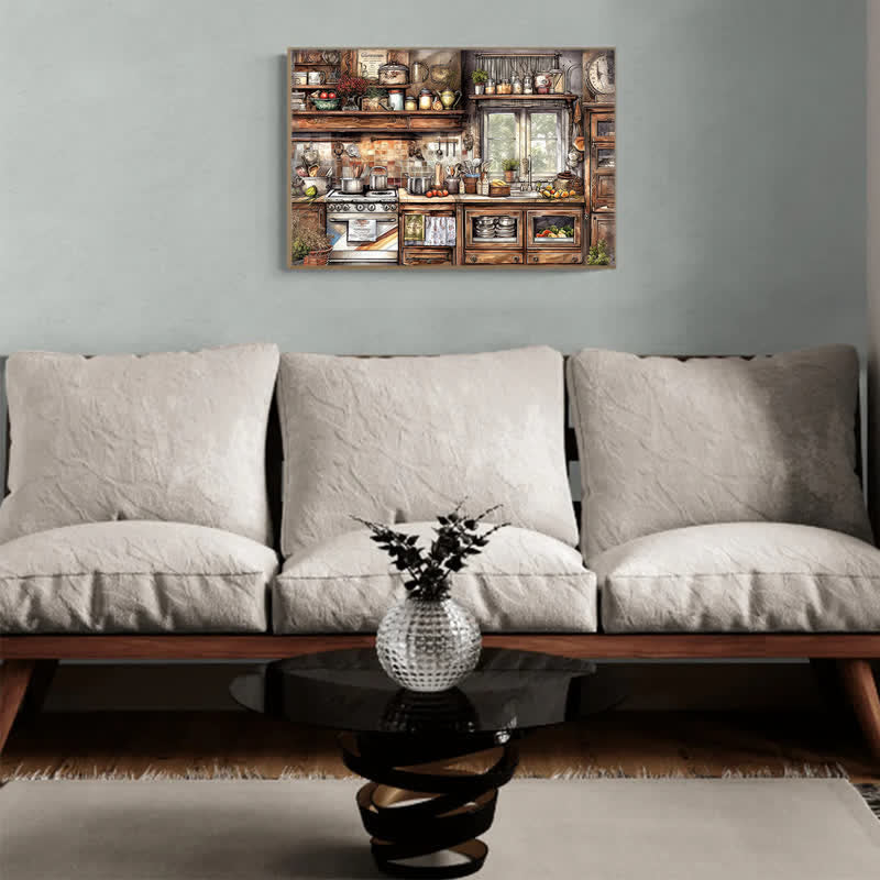 Rubbyoo Old Kitchen - Wooden Jigsaw Puzzle - image 4