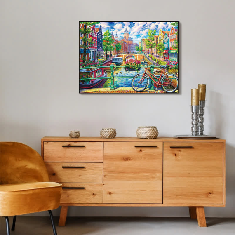 Rubbyoo Amsterdam Canal - Wooden Jigsaw Puzzle - image 6