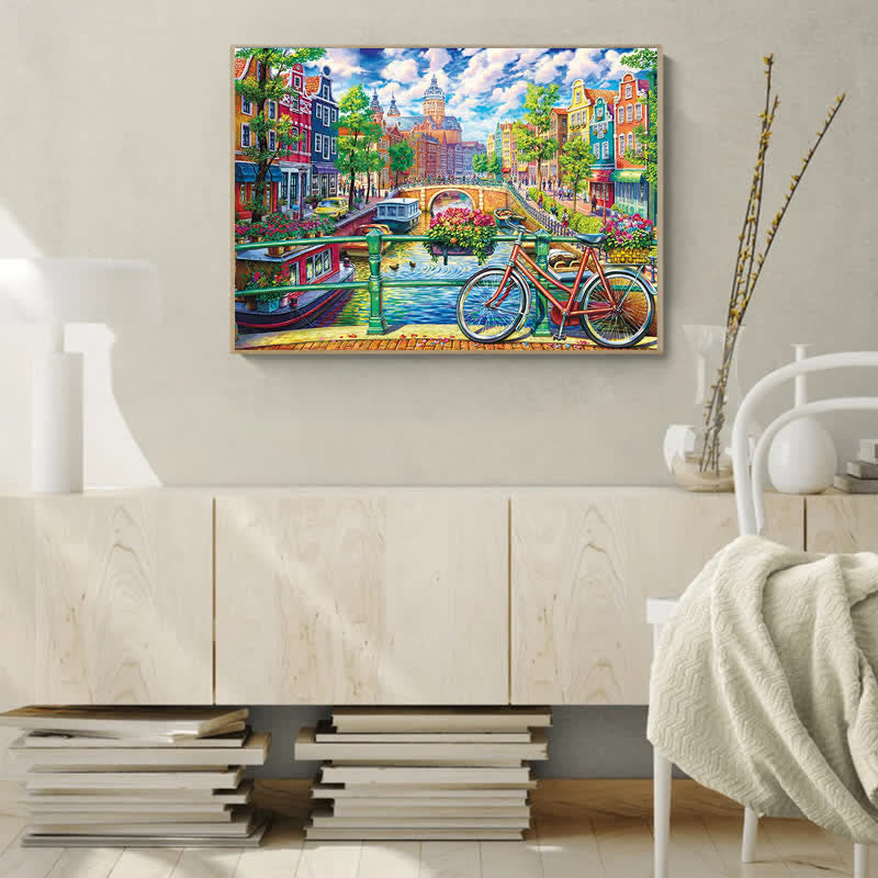 Rubbyoo Amsterdam Canal - Wooden Jigsaw Puzzle - image 7