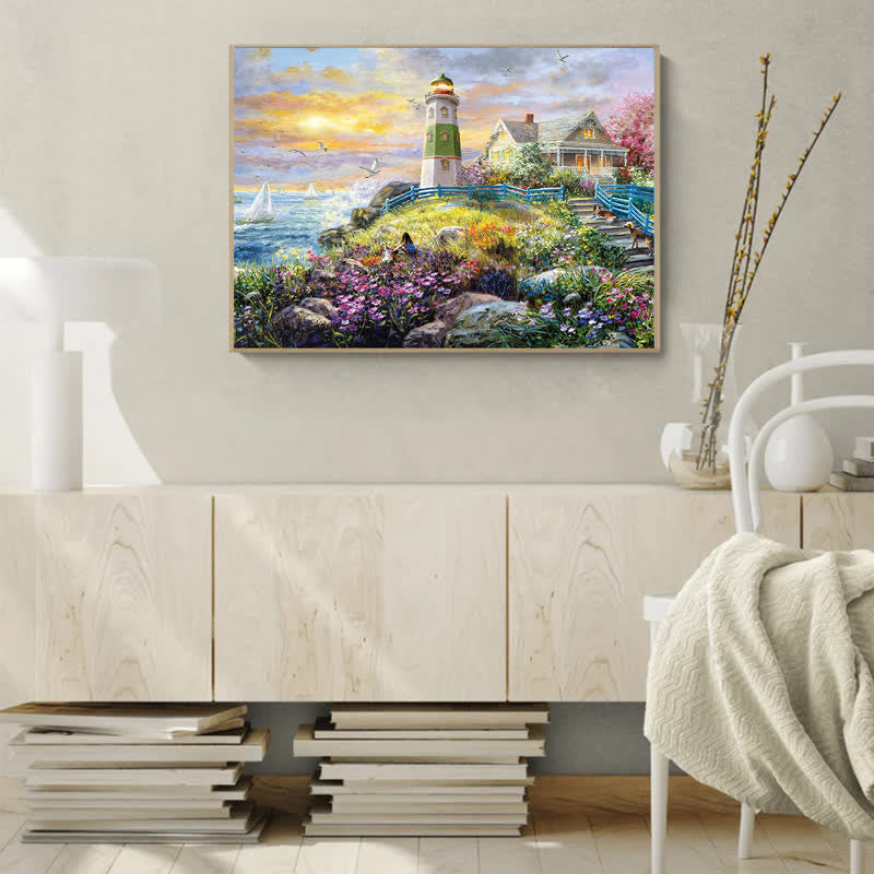 Rubbyoo Watching The Sunset - Wooden Jigsaw Puzzle - image 2