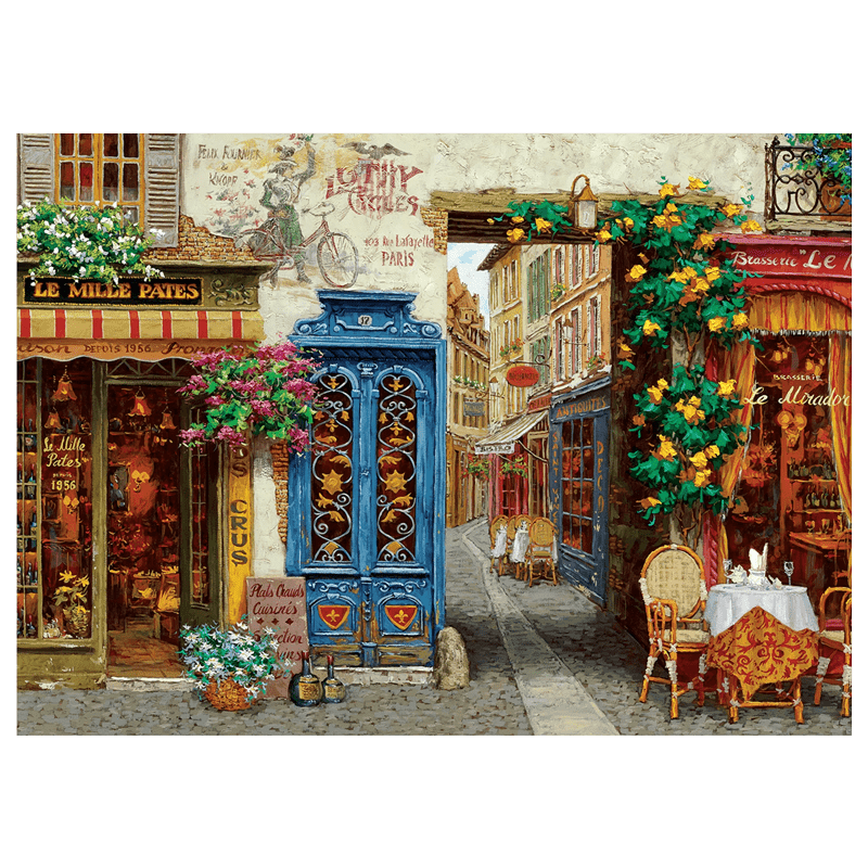 Rubbyoo Rue Lafayette Paris - Wooden Jigsaw Puzzle - A2 (500 PCS) - Wooden Gift Packaging - image 0