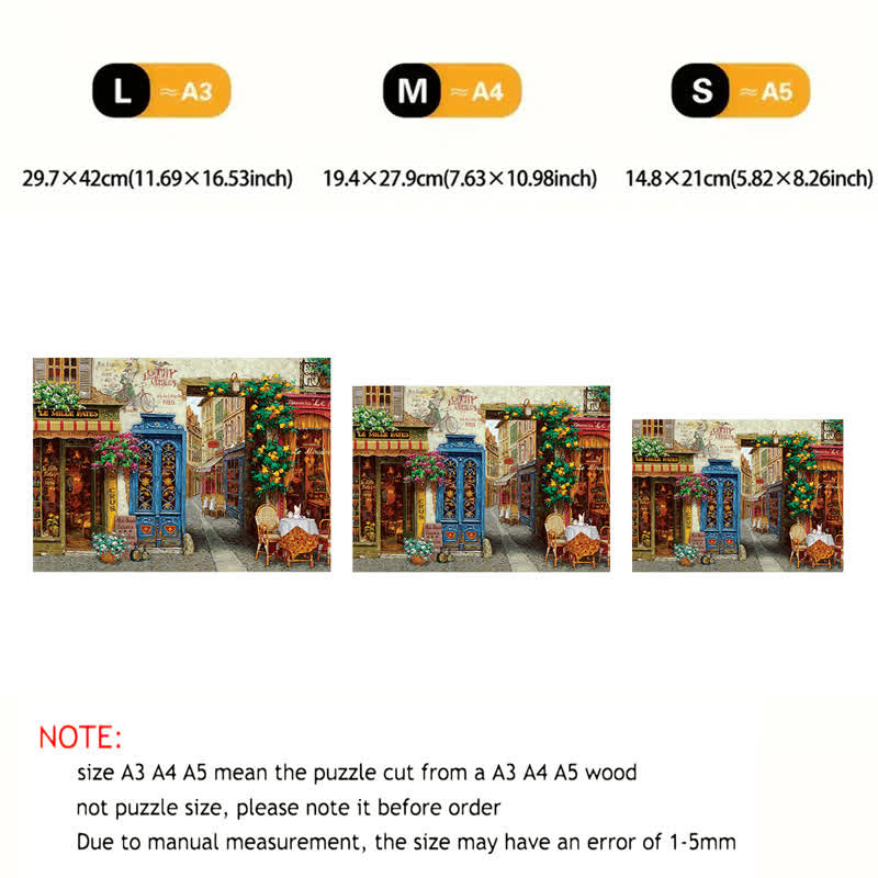 Rubbyoo Rue Lafayette Paris - Wooden Jigsaw Puzzle - image 4