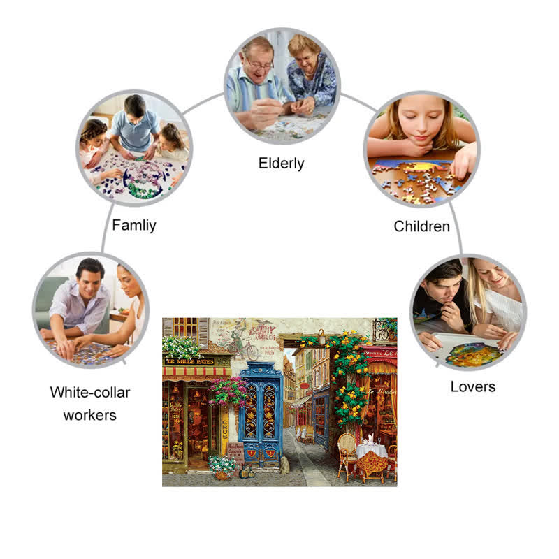 Rubbyoo Rue Lafayette Paris - Wooden Jigsaw Puzzle - image 3