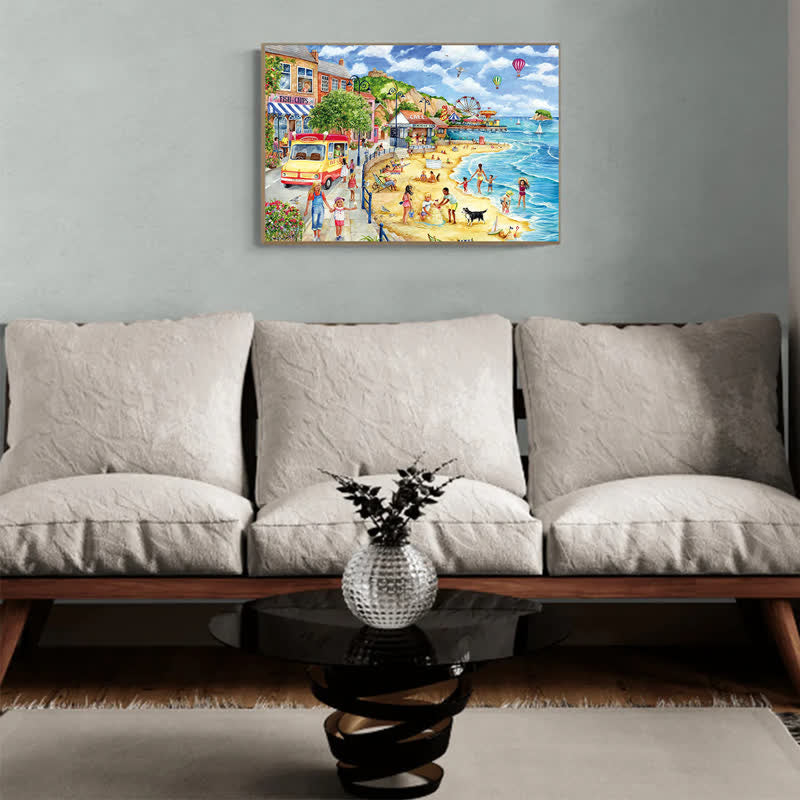 Rubbyoo Seaside Promenade - Wooden Jigsaw Puzzle - image 4