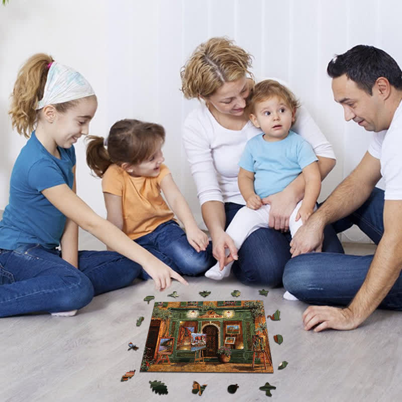 Rubbyoo La Galleria Del Corvo - Wooden Jigsaw Puzzle - image 5