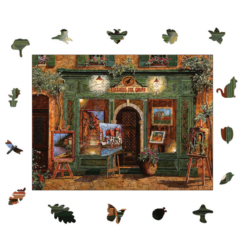 Rubbyoo La Galleria Del Corvo - Wooden Jigsaw Puzzle - image 1