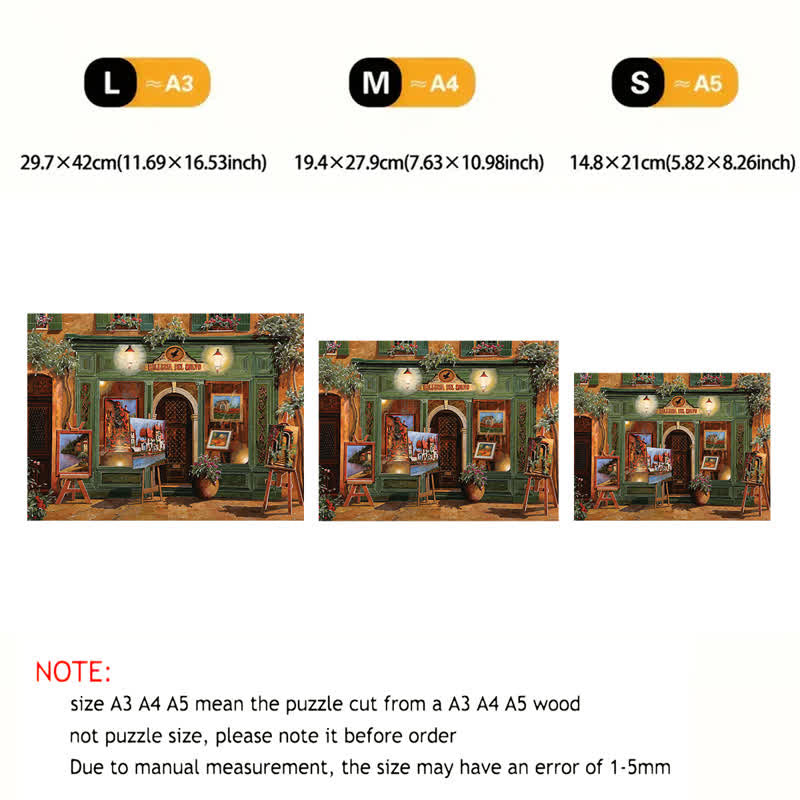 Rubbyoo La Galleria Del Corvo - Wooden Jigsaw Puzzle - image 3