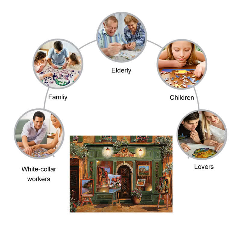 Rubbyoo La Galleria Del Corvo - Wooden Jigsaw Puzzle - image 2