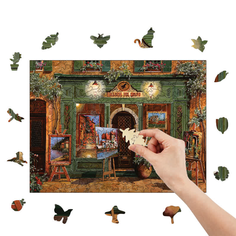 Rubbyoo La Galleria Del Corvo - Wooden Jigsaw Puzzle - image 8