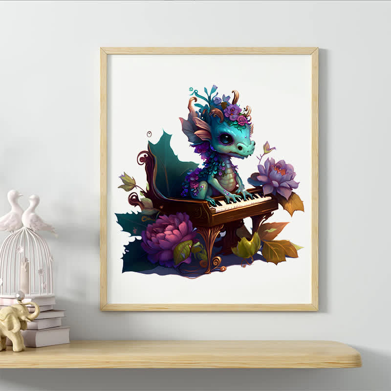 Rubbyoo Elegant Baby Dragon - Wooden Jigsaw Puzzle - image 2