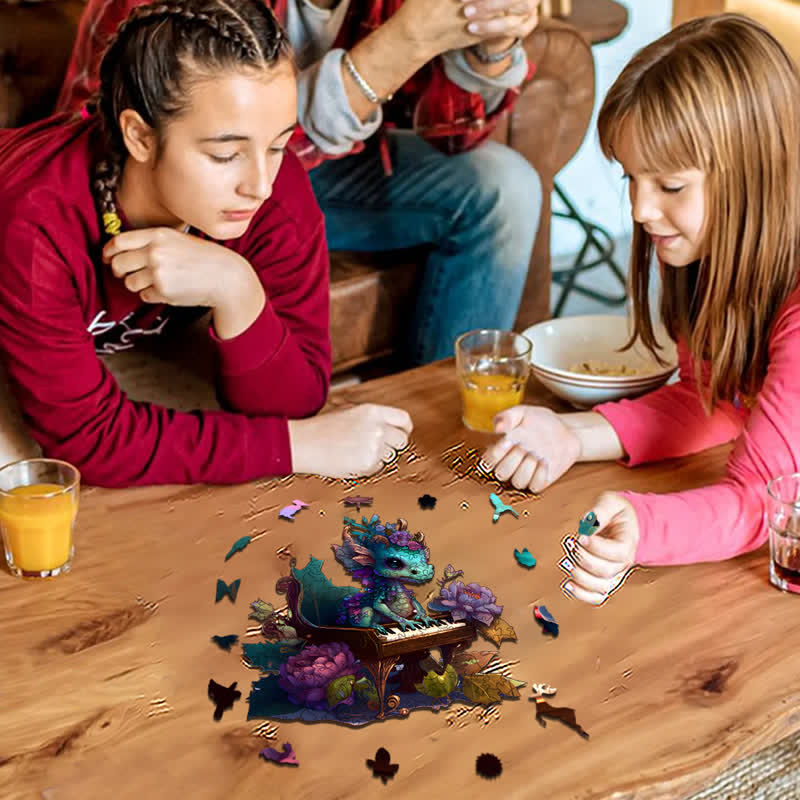 Rubbyoo Elegant Baby Dragon - Wooden Jigsaw Puzzle - image 7