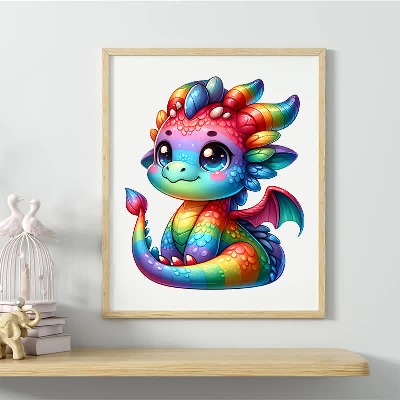 Rubbyoo Colorful Baby Dragon - Wooden Jigsaw Puzzle - image 3