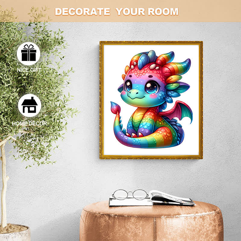 Rubbyoo Colorful Baby Dragon - Wooden Jigsaw Puzzle - image 6