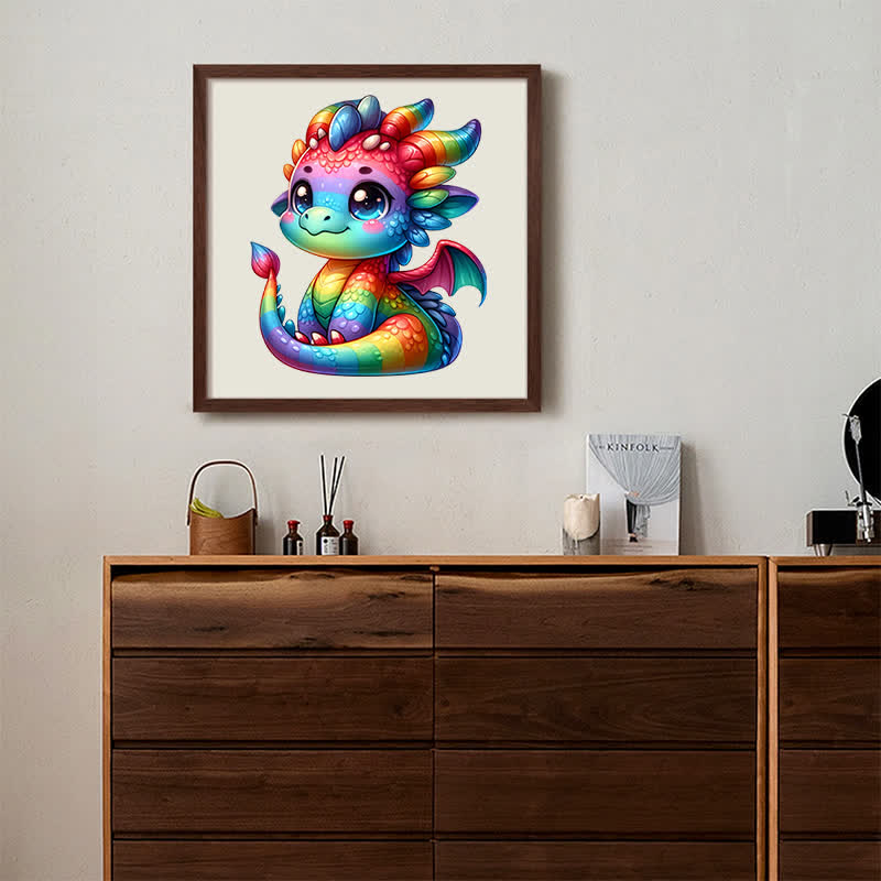 Rubbyoo Colorful Baby Dragon - Wooden Jigsaw Puzzle - image 8