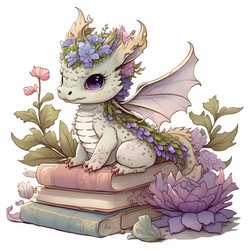 Rubbyoo Lovely Dragon - Wooden Jigsaw Puzzle - A3 - Wooden Gift Packaging - image 0