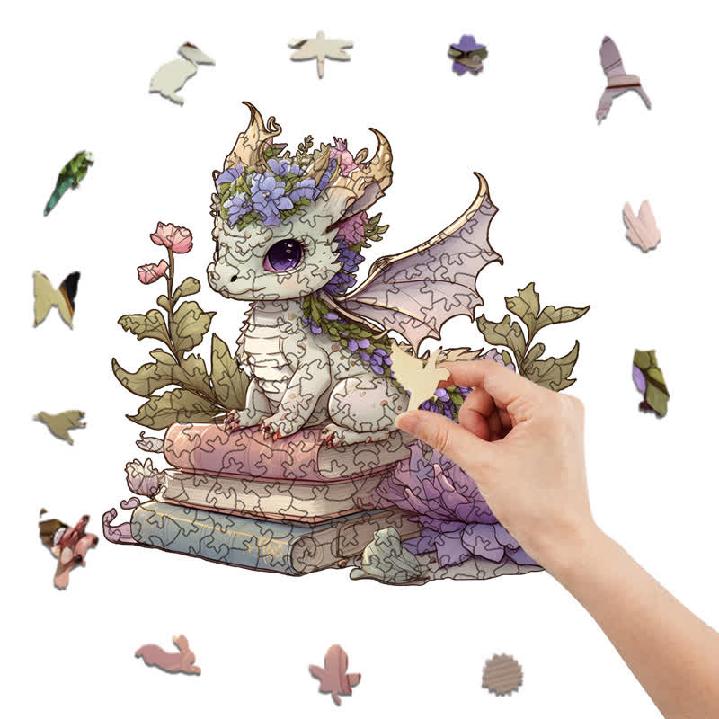 Rubbyoo Lovely Dragon - Wooden Jigsaw Puzzle - image 6