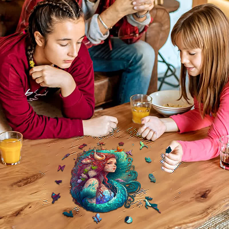 Rubbyoo Elegant Mermaid Princess - Wooden Jigsaw Puzzle - image 4