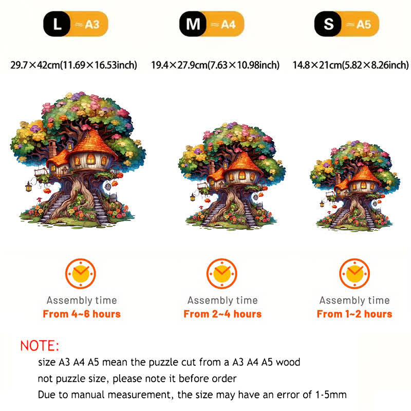 Rubbyoo Mushroom home - Wooden Jigsaw Puzzle - image 3