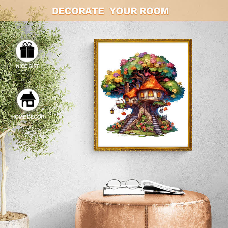 Rubbyoo Mushroom home - Wooden Jigsaw Puzzle - image 7