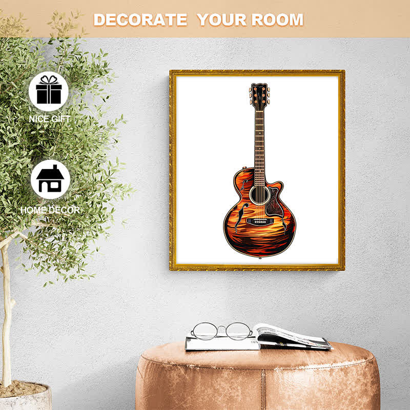 Rubbyoo Guitar Colorful -2 Wooden Jigsaw Puzzle - image 8