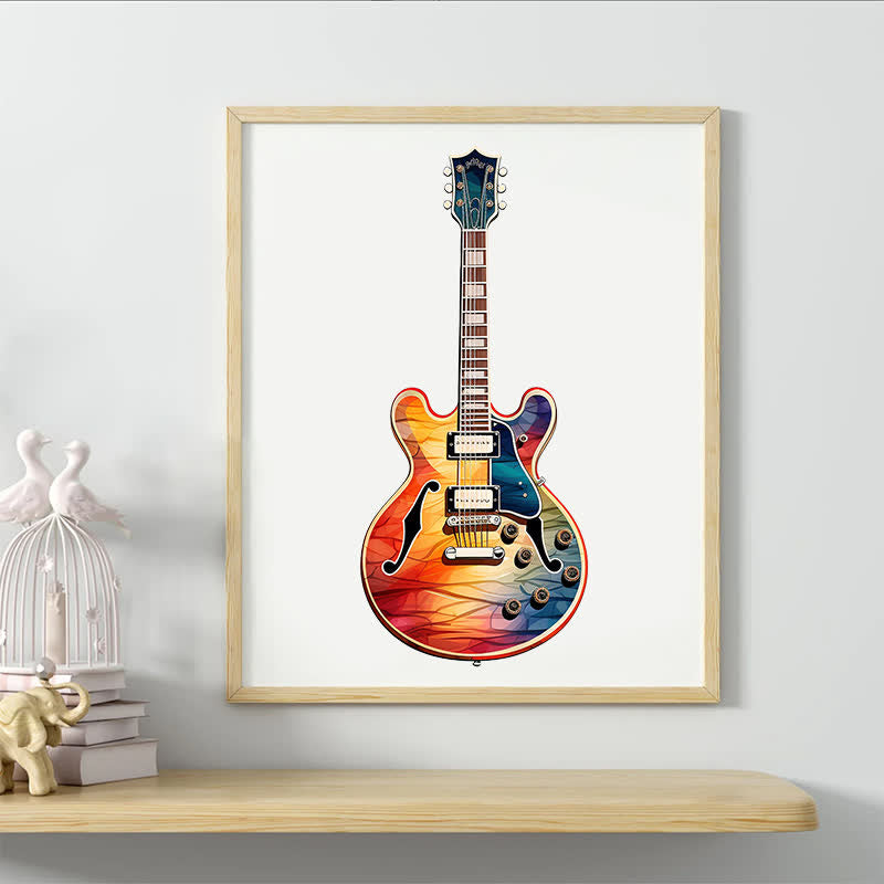 Rubbyoo Guitar Colorful -3 Wooden Jigsaw Puzzle - image 5