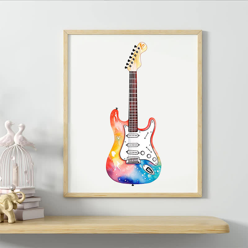 Rubbyoo Guitar Colorful -4 Wooden Jigsaw Puzzle - image 5