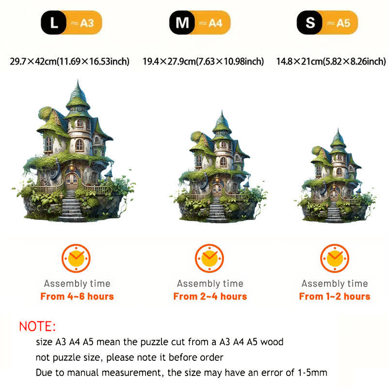 Rubbyoo Mossy Cottage - Wooden Jigsaw Puzzle - image 4