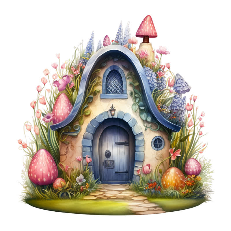 Rubbyoo Tiny Fairy House - Wooden Jigsaw Puzzle - A3 - Wooden Gift Packaging - image 0