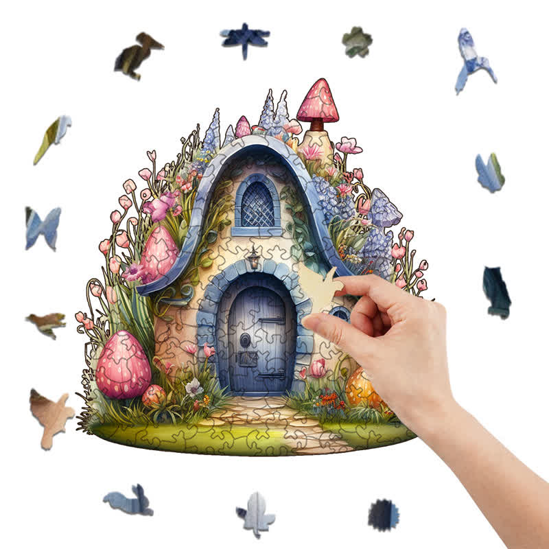 Rubbyoo Tiny Fairy House - Wooden Jigsaw Puzzle - image 8
