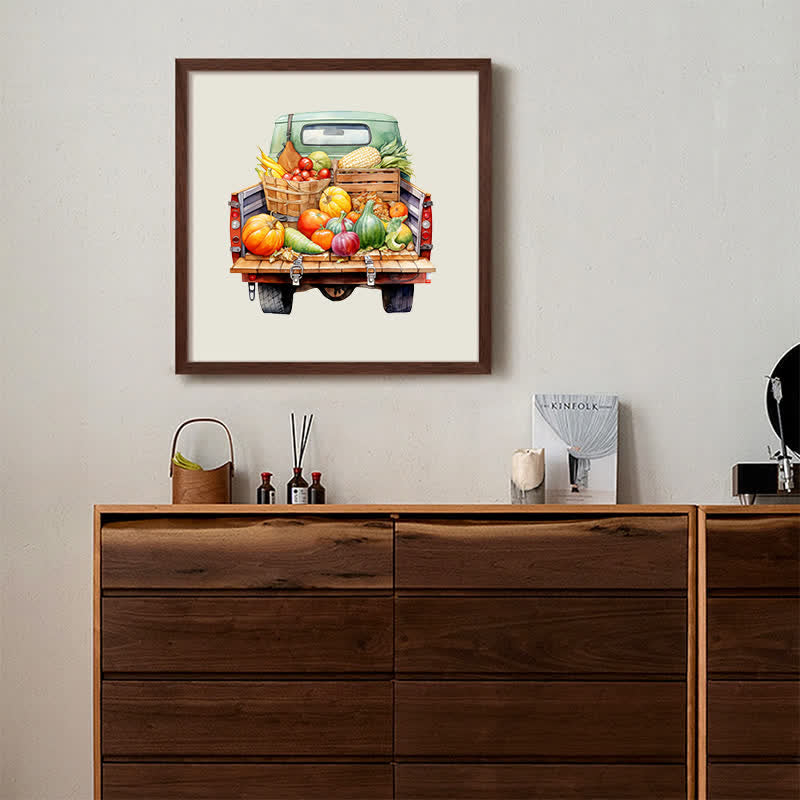 Rubbyoo Retro Trucks Fall Sublimation - Wooden Jigsaw Puzzle - image 7