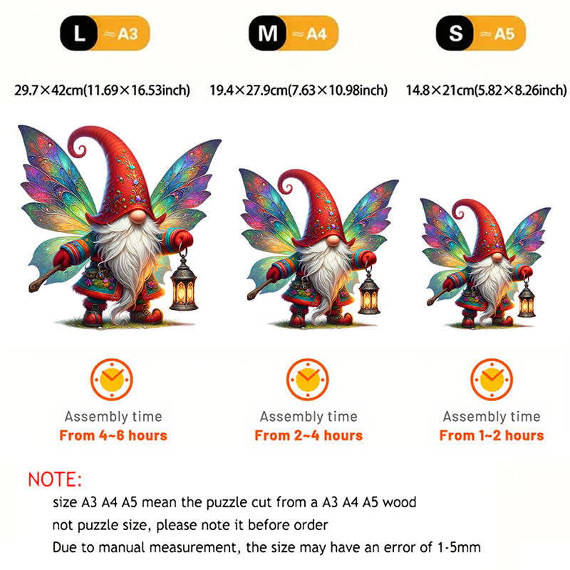 Rubbyoo Magical Gnomes - Wooden Jigsaw Puzzle - image 2