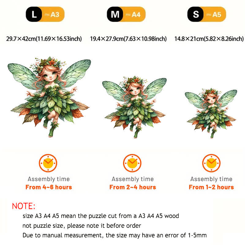 Rubbyoo Green Fairy - Wooden Jigsaw Puzzle - image 2