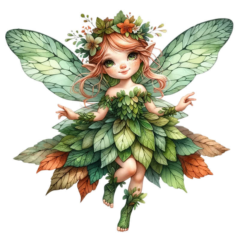 Rubbyoo Green Fairy - Wooden Jigsaw Puzzle - A3 - Wooden Gift Packaging - image 0