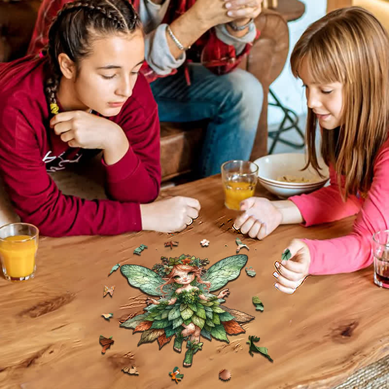 Rubbyoo Green Fairy - Wooden Jigsaw Puzzle - image 3