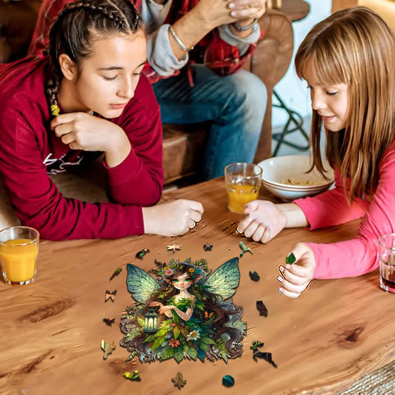 Garden Fairy - Wooden Jigsaw Puzzle - image 3