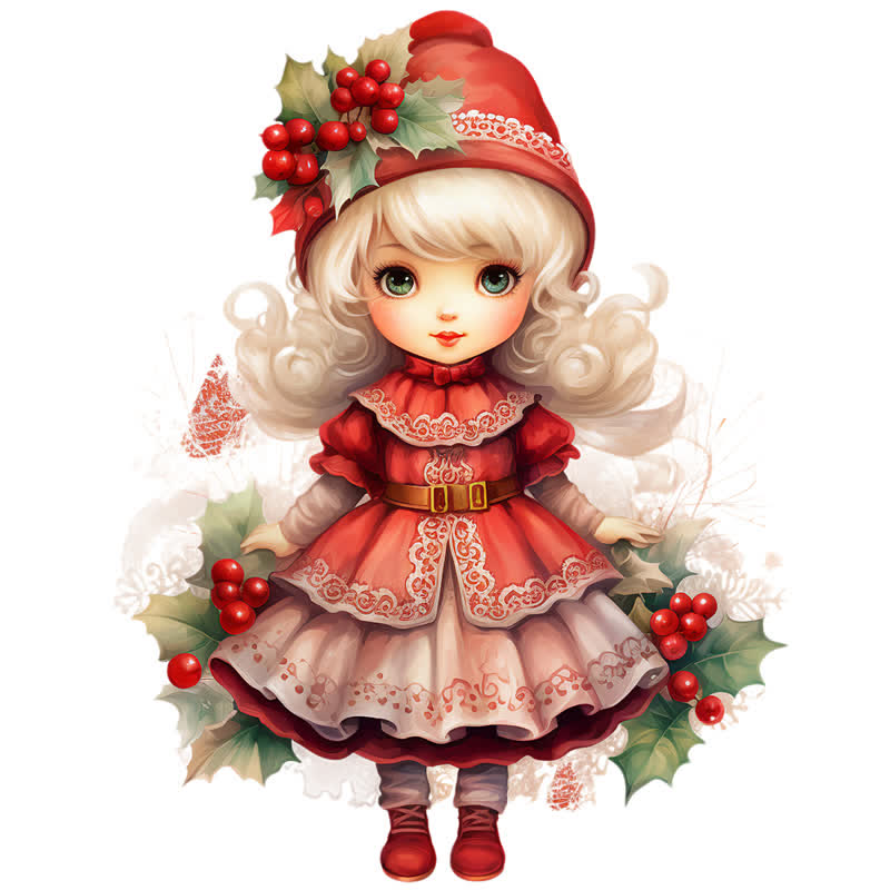 Rubbyoo Victorian Dolls with Hats - Wooden Jigsaw Puzzle - A3 - Wooden Gift Packaging - image 0