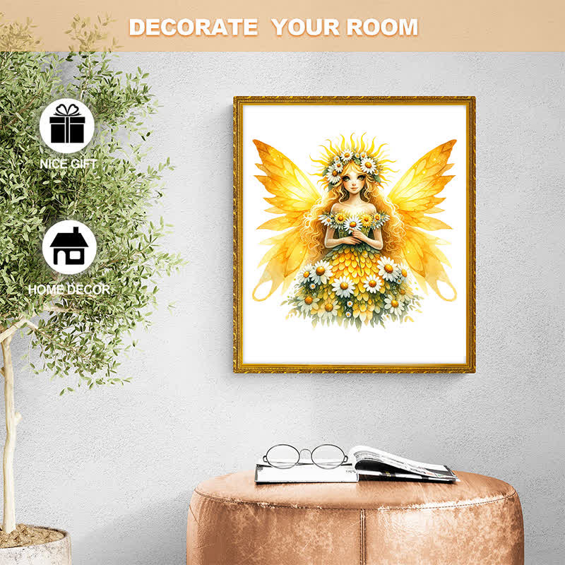 Rubbyoo Golden Fairy - Wooden Jigsaw Puzzle - image 7