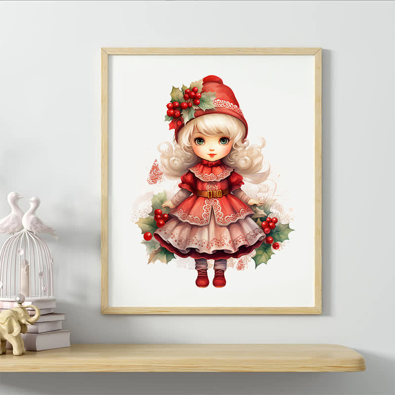 Rubbyoo Victorian Dolls with Hats - Wooden Jigsaw Puzzle - image 3