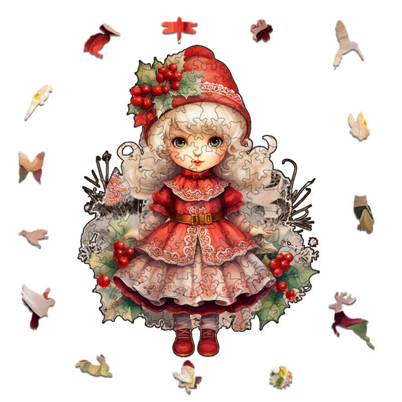 Rubbyoo Victorian Dolls with Hats - Wooden Jigsaw Puzzle - image 1